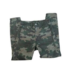 Gap Camo True Skinny Ankle High Rise pants, size 26/2 short